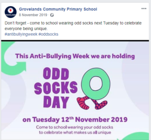 Grovelands anti-bullying week 2019